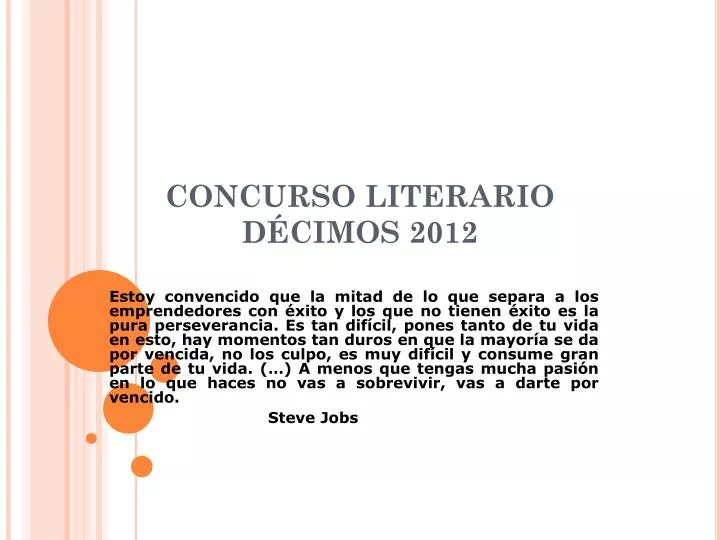 concurso literario d cimos 2012