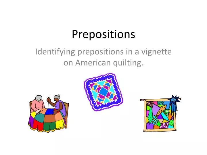 prepositions