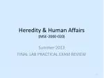 Heredity &amp; Human Affairs (MSE-2000-020)