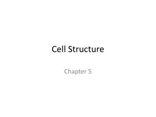 cell structure