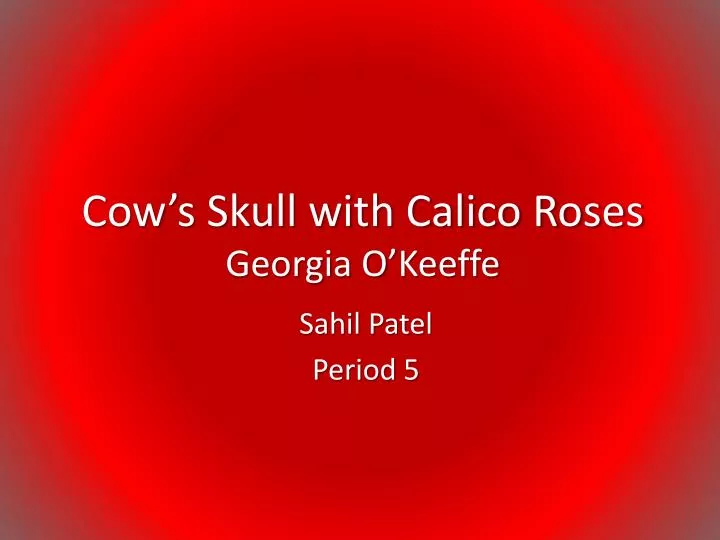 cow s skull with calico roses georgia o keeffe