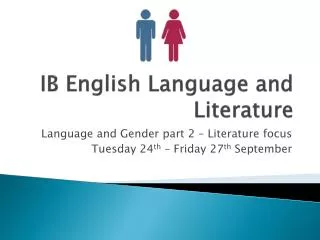 IB English Language and Literature