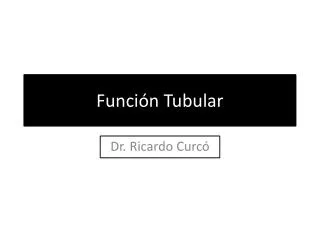 funci n tubular