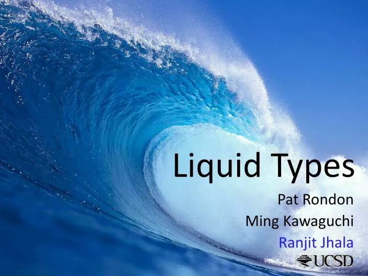 liquid types