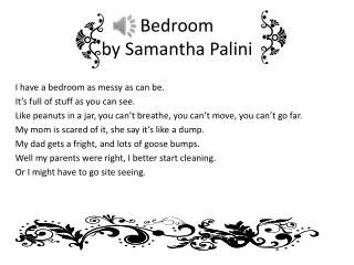 Bedroom by Samantha Palini