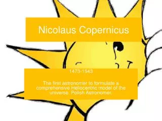 Nicolaus Copernicus