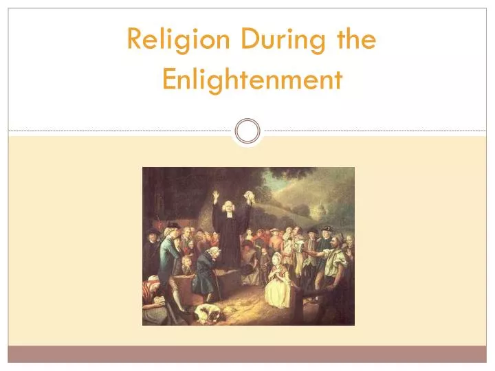 religion during the enlightenment