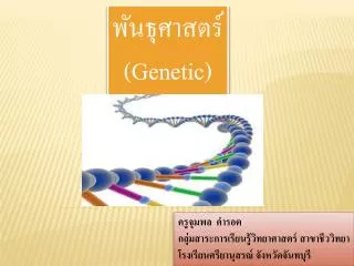 พันธุศาสตร์ ( Genetic )