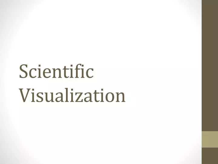 scientific visualization