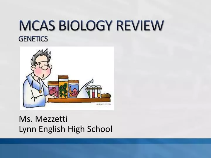 mcas biology review genetics