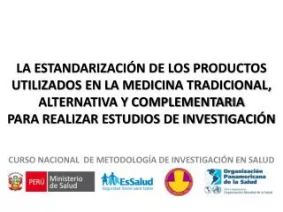 curso nacional de metodolog a de investigaci n en salud