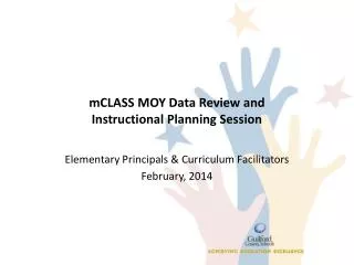 m CLASS MOY Data Review and Instructional Planning Session