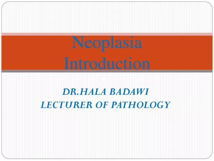 neoplasia introduction