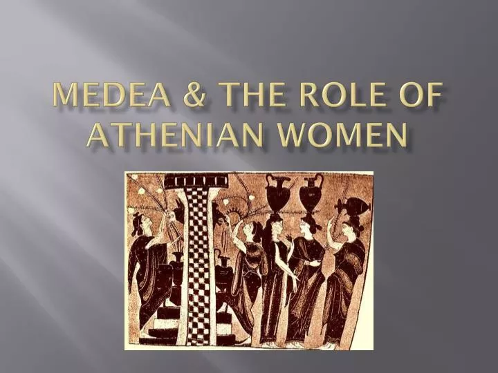 medea the role of athenian women