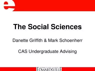 The Social Sciences