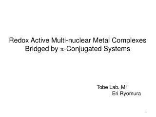 Tobe Lab. M1 Eri Ryomura