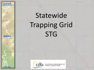 Statewide Trapping Grid STG