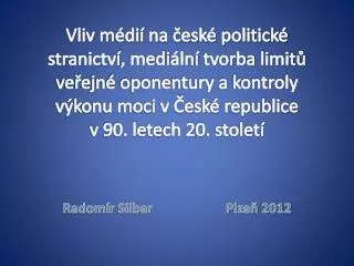 radom r silber plze 2012