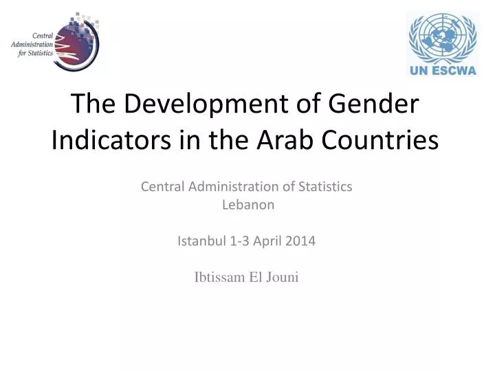the development of gender indicators in the arab countries