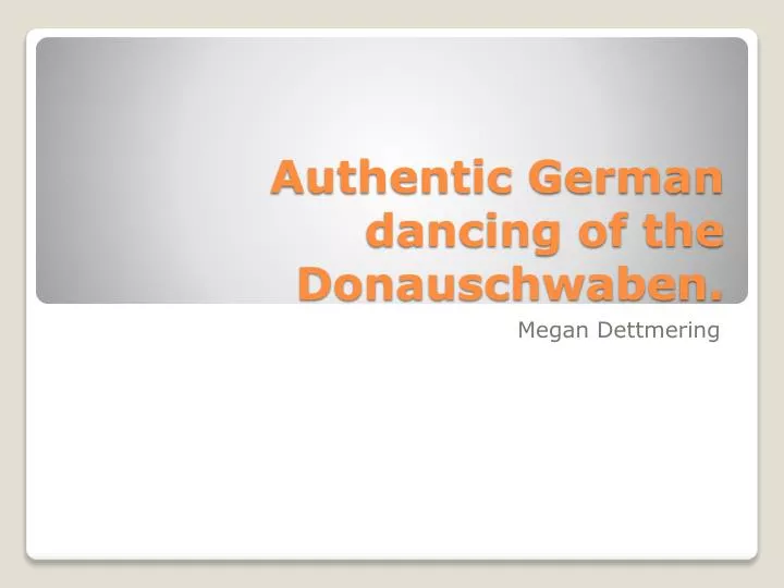 authentic german dancing of the donauschwaben