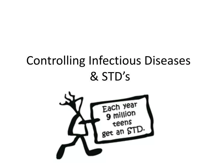 controlling infectious diseases std s