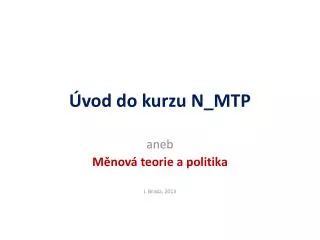 vod do kurzu n mtp