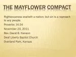The Mayflower Compact - slide 1