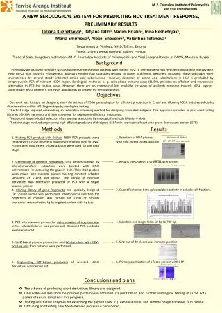 A NEW SEROLOGICAL SYSTEM FOR PREDICTING HCV TREATMENT RESPONSE, PRELIMINARY RESULTS