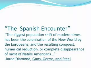 Populations in the Americas 1500