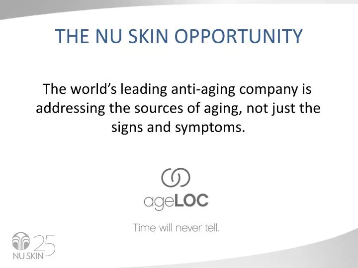 the nu skin opportunity
