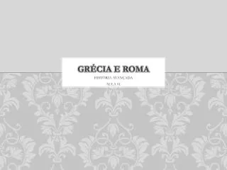 gr cia e roma