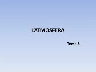 l atmosfera