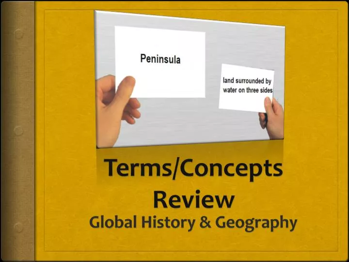 terms concepts review