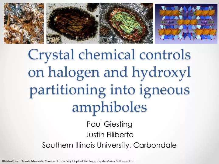 crystal chemical controls on halogen and hydroxyl partitioning into igneous amphiboles