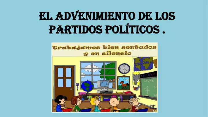 el advenimiento de los partidos pol ticos