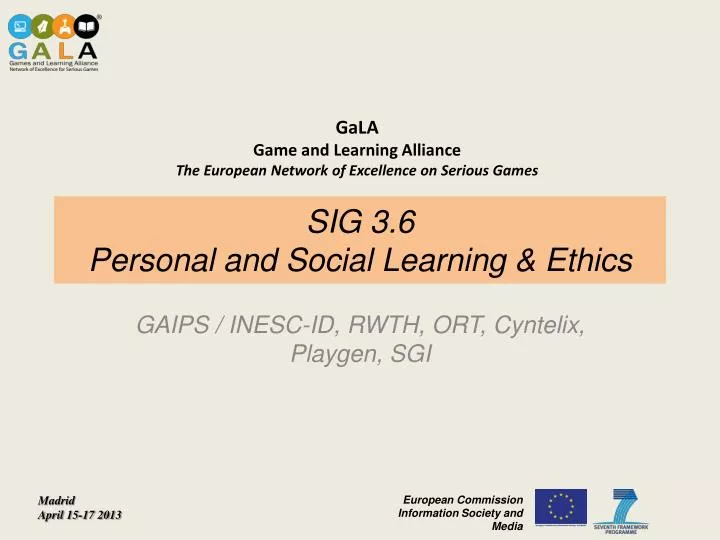 sig 3 6 personal and social learning ethics