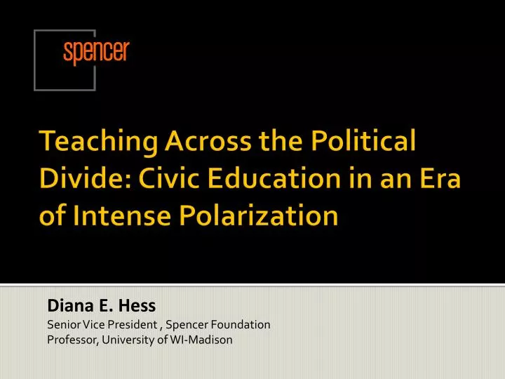 teaching across the political divide civic education in an era of intense polarization