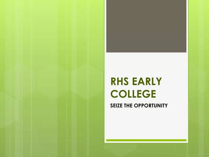 rhs early college