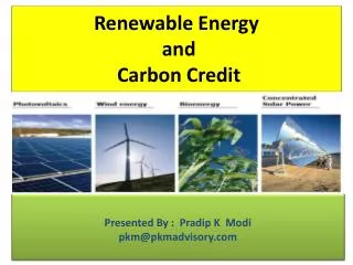 Renewable Energy and Carbon Credit