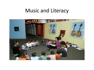 Music and Literacy