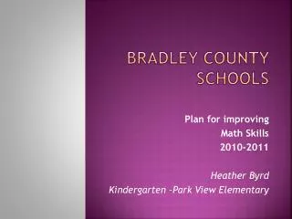 Bradley County Schools