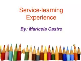Service-learning Experience