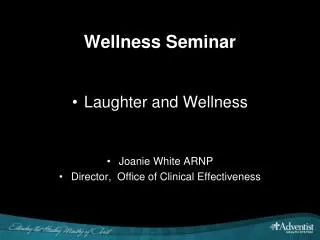 Wellness Seminar