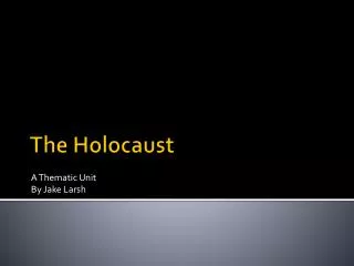 The Holocaust