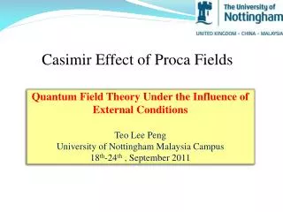 Casimir Effect of Proca Fields
