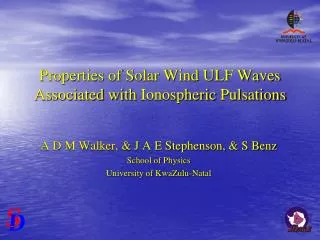 Properties of Solar Wind ULF Waves Associated with Ionospheric Pulsations