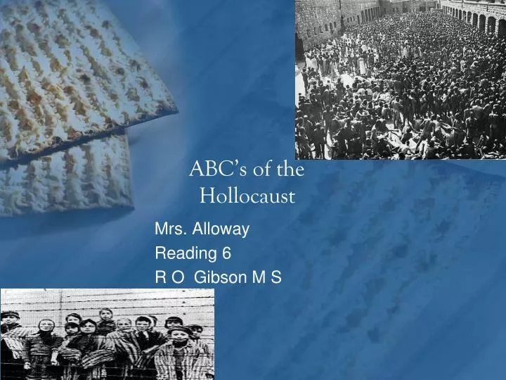 abc s of the hollocaust
