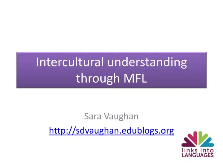 intercultural understanding through mfl
