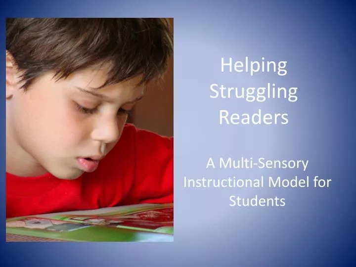 helping struggling readers
