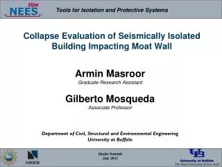 Collapse Evaluation of Seismically Isolated Building Impacting Moat Wall
